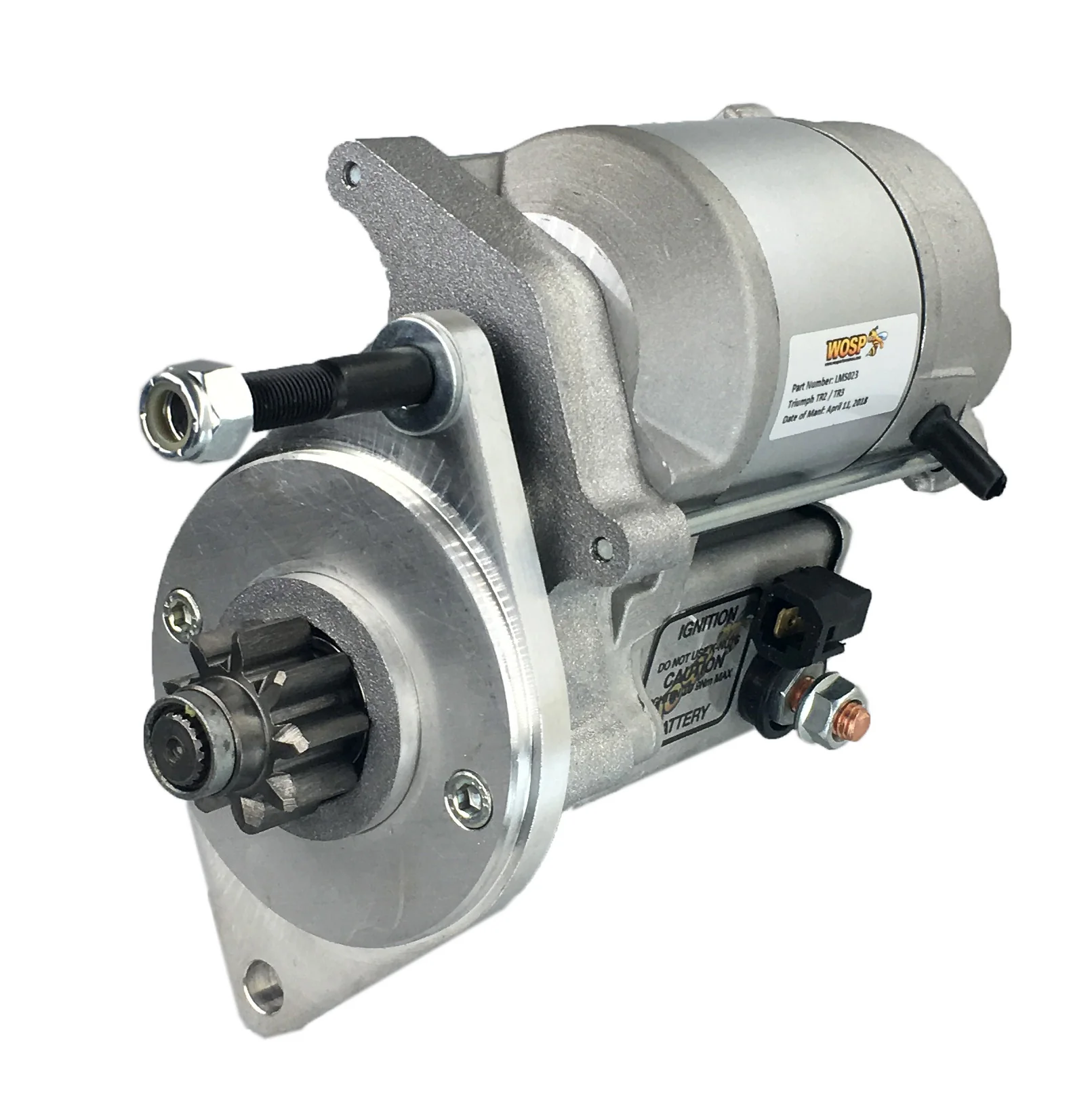Wosp Triumph TR2 / TR3 (Standard Vanguard engine) high torque starter motor (LMS023)