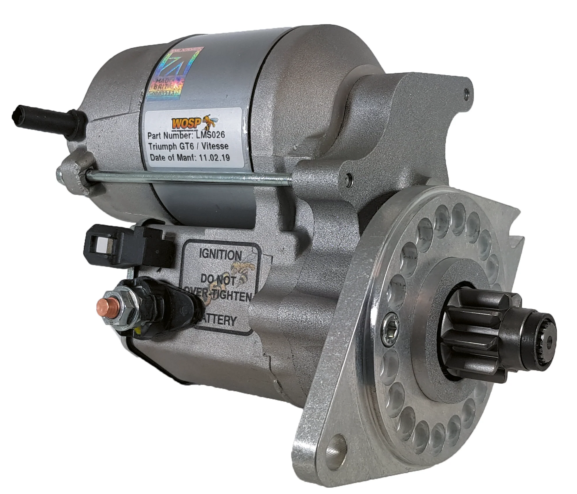 Wosp Triumph 'Various' & Vauxhall VX high torque starter motor (LMS026)