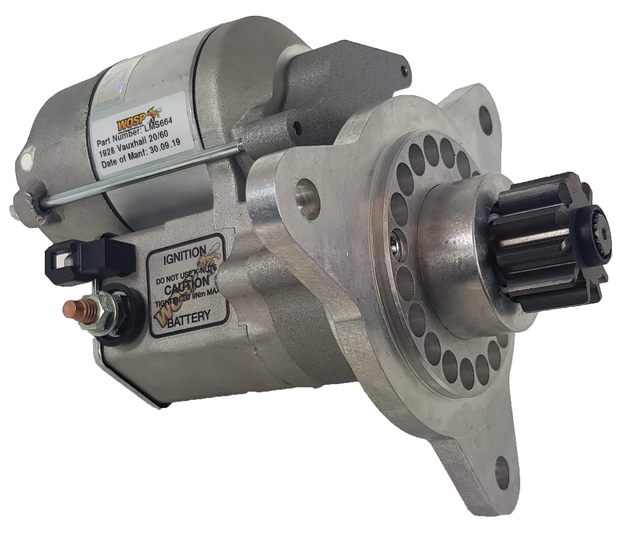 Wosp Vauxhall 20/60 high torque starter motor (LMS664)