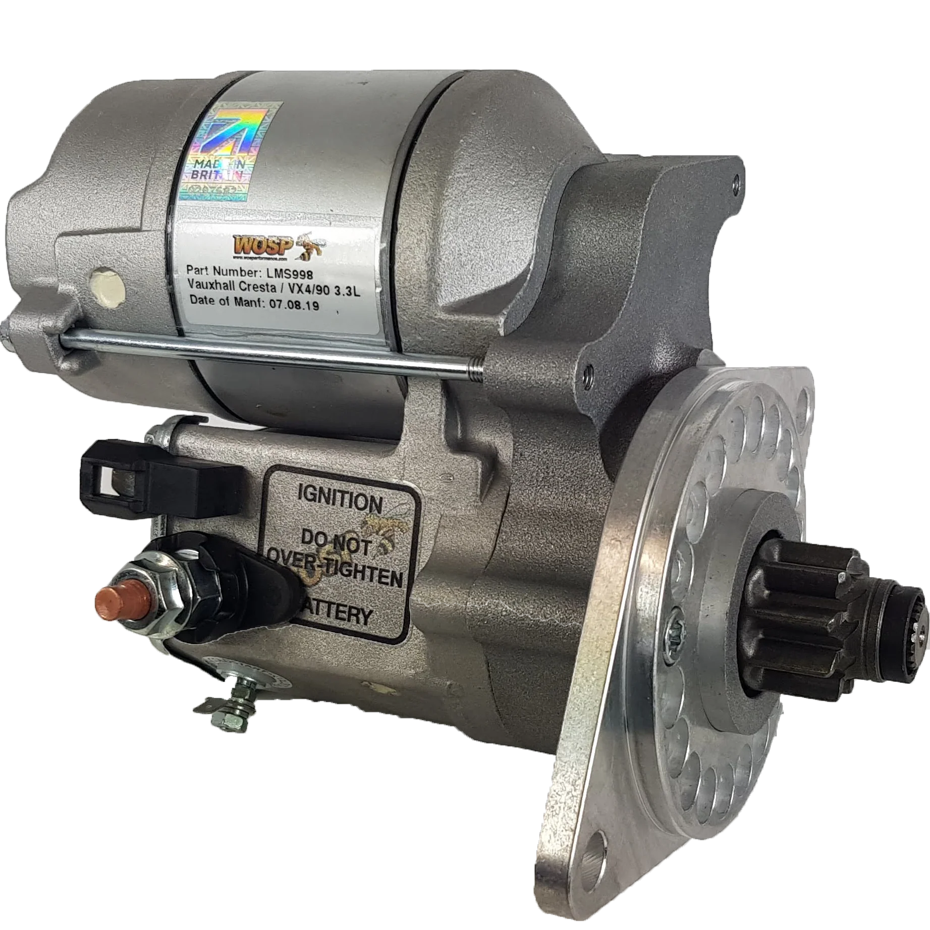 Wosp Vauxhall Cresta / Ventora / Victor FD Series VX4/90 3.3L high torque starter motor (LMS998)
