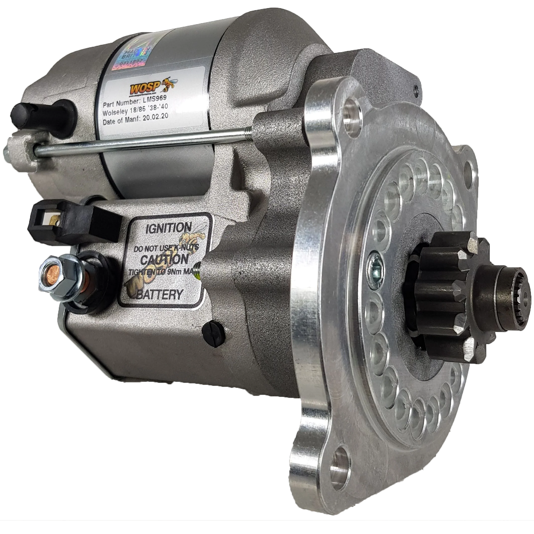 Wosp Wolseley 18/85 high torque starter motor (LMS969)