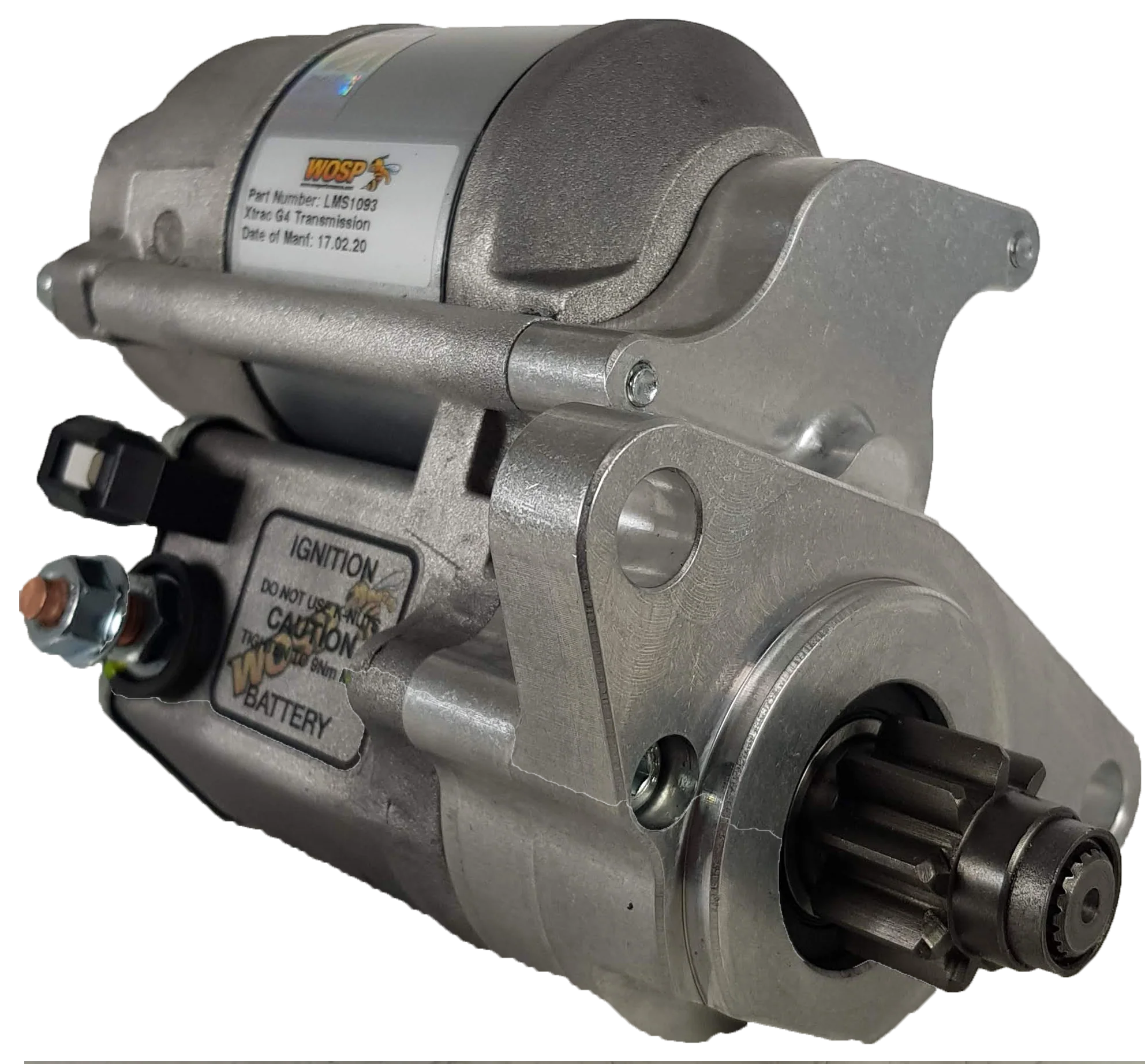 Wosp Xtrac G4 transmission high torque starter motor (LMS1093)